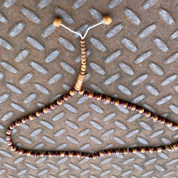 Wood Prayer Beads Tasbeeh Muslim Religious Bead Tan/Brown Handmade - Picture 9 of 10